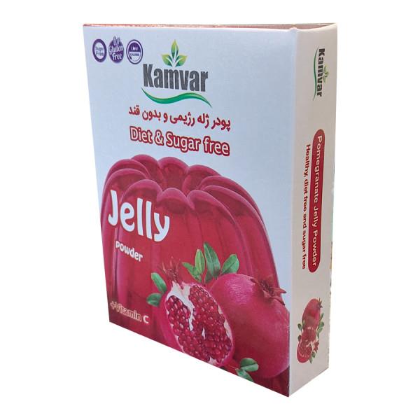 پودر ژله رژیمی کامور با طعم انار